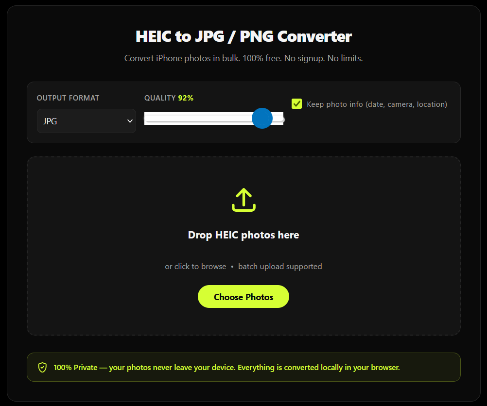 bulk heic to jpg converter free