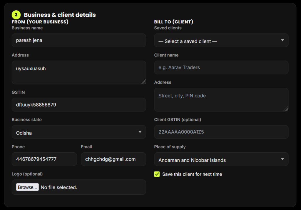 gst invoice generator online free