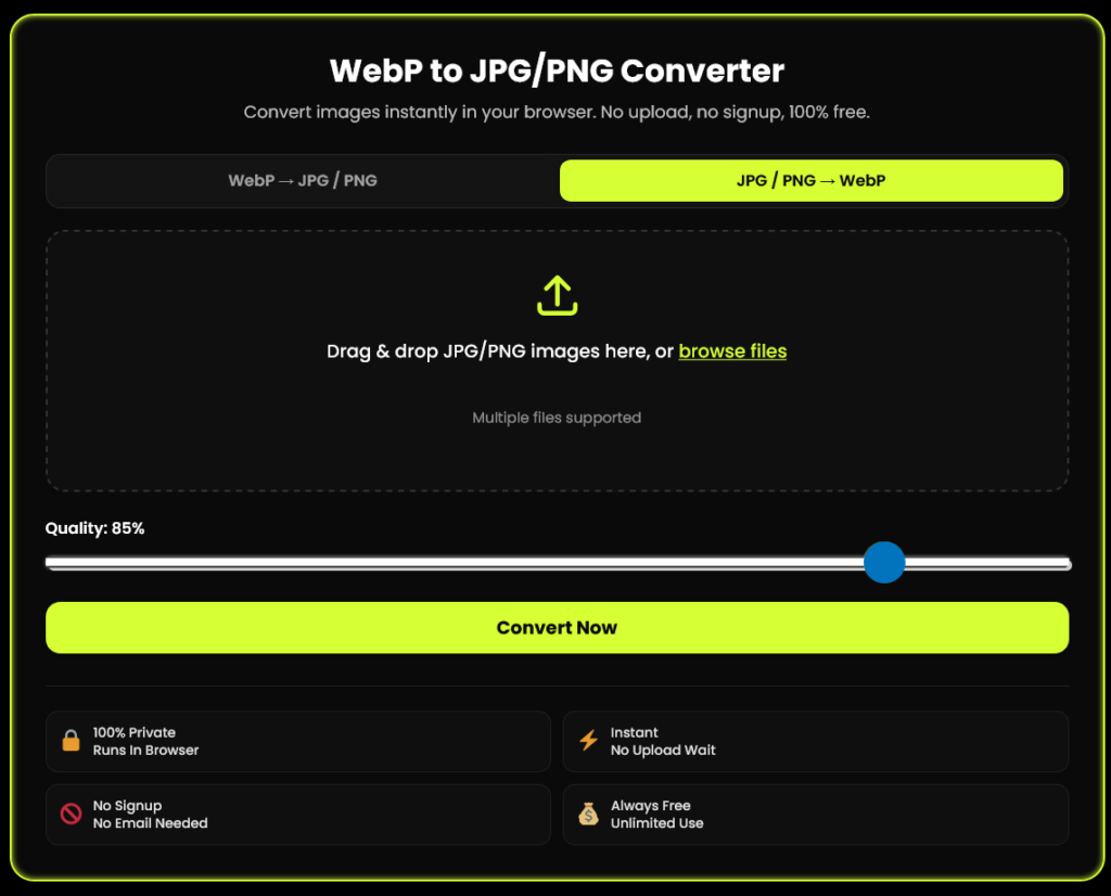 jpg to webp webp to jpg converter for website speed
