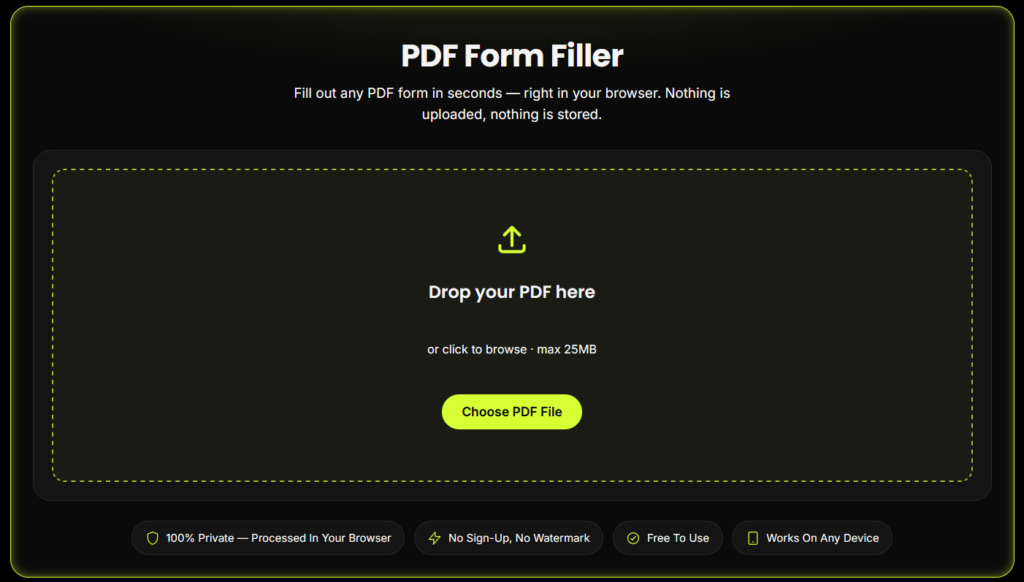 pdf form filler online free