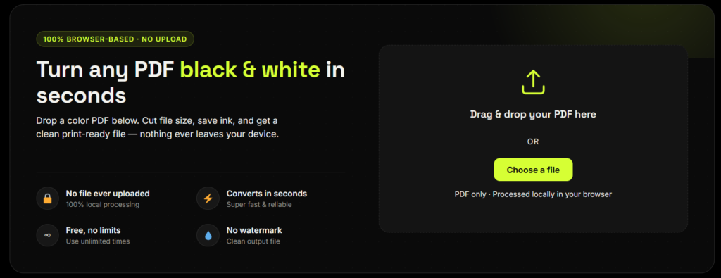 pdf to black and white converter online free