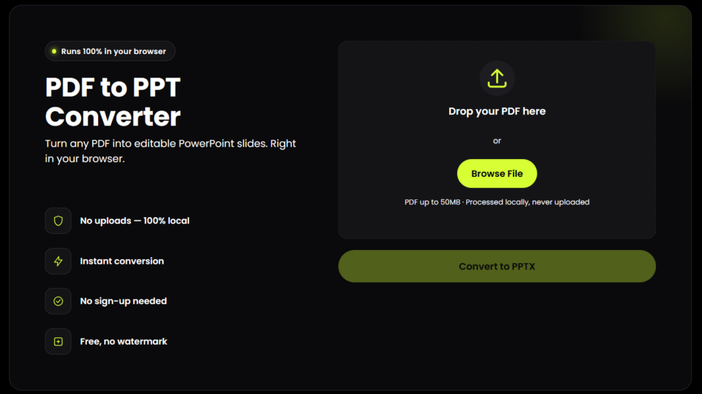 pdf to ppt converter without losing formatting