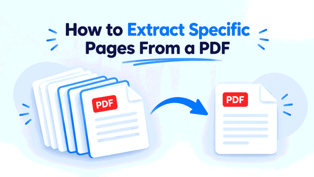 How to Extract Specific Pages From a PDF
