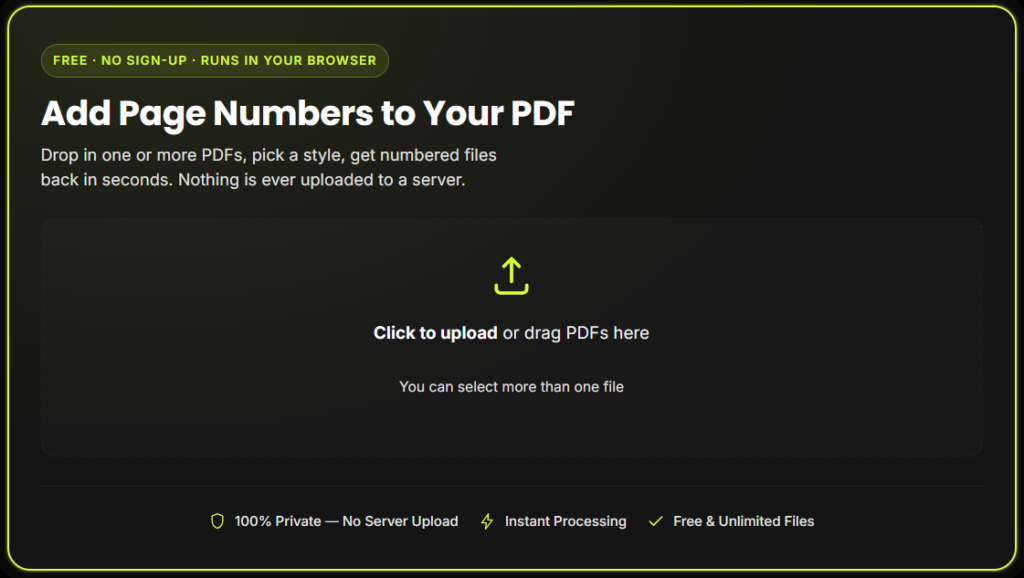 How to Number PDF Pages Starting From a Specific Page