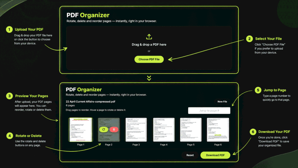 How to Move Pages Around in a PDF Without Acrobat