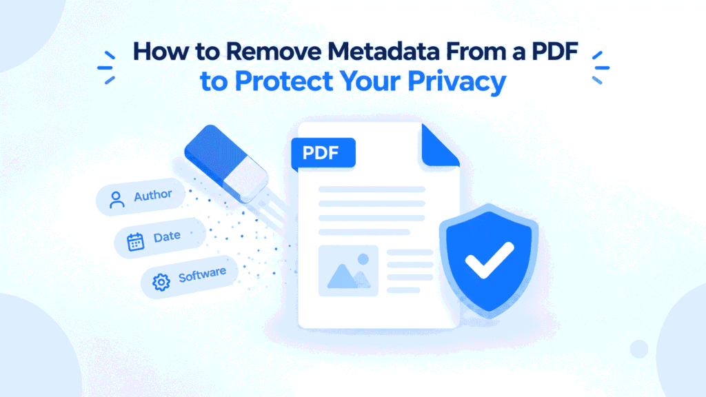 How to Remove Metadata From a PDF to Protect Your Privacy